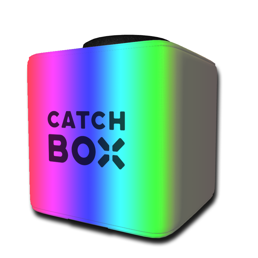 Die Catchbox mit individueller Grundfarbe